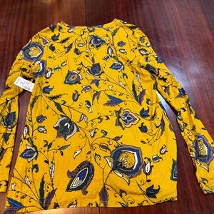 Westport Yellow and Purple Patterned Top